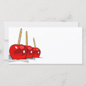 Carte 3 Pommes à bonbons rouges (Devant)