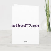 Carte 3 Sorties personnalisées (Dos)