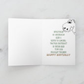 Carte 3D Dinosaur 3ème anniversaire (Intérieur)