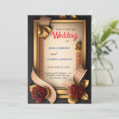 carte 3d fleur élégante (Debout devant)