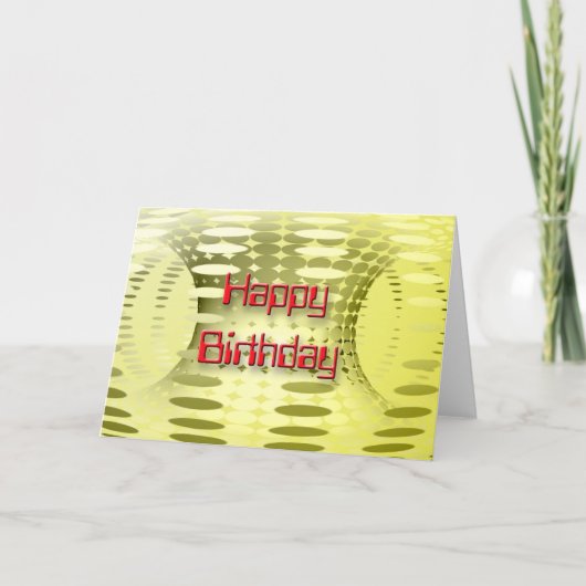 Carte 3D Joyeux anniversaire YL 3 (Devant)