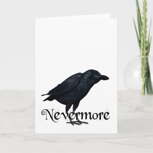 Carte 3D plus jamais Raven (Devant)