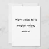 Carte 3D Santa Claus Christmas Greeting Card – Festive H (Dos)