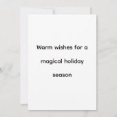 Carte 3D Santa Claus Christmas Greeting Card – Festive H (Dos)