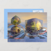 Carte 3d surréaliste (Devant / Derrière)