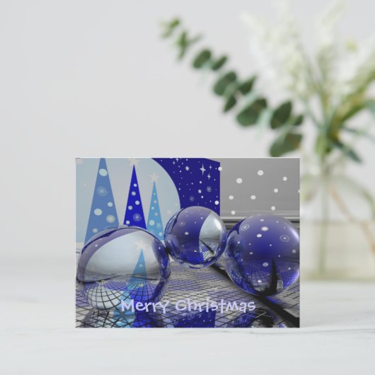 Carte 3d X-mas (Debout devant)