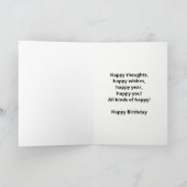 Carte 3e anniversaire mignon ours Teddy Bear (Intérieur)