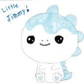 Carte 3rd Birthday Funny Dinosaur Cartoon Adorable Cute