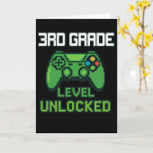 Carte 3rd Grade Level Unlocked Gamer Ck To School Boys G (Fleur jaune)