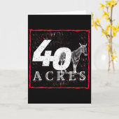 Carte 40 Acres And A Mule Black History T Shirt  (Fleur jaune)