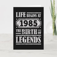 40 Ans 1985 Naissance De La Légende 40E Anniversai