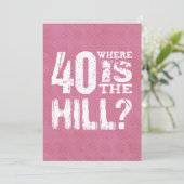 Carte 40 Où est la colline drôle 40e anniversaire PI01Z (Debout devant)