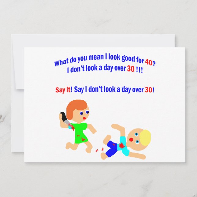 Carte 40 Pas un jour sur 30 (Devant)