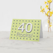Carte 40 Roches (Fleur jaune)