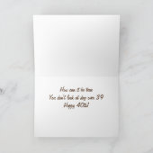 CARTE **40 ?** VOUS NE REGARDEZ PAS UNE JOURNÉE DE PLUS  (Intérieur)