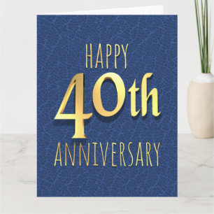 Carte 40e anniversaire