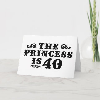 Carte 40e anniversaire