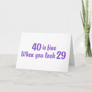 Carte 40e anniversaire