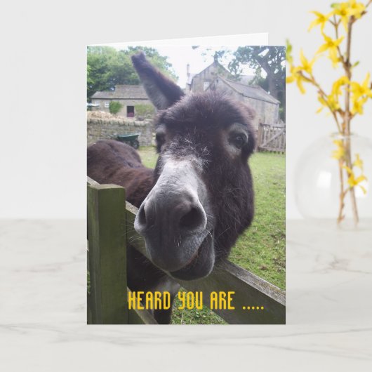 Carte 40e anniversaire (Fleur jaune)