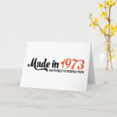 Carte 40e anniversaire (Fleur jaune)