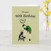 Carte 40e Anniversaire 40e Anniversaire Drôle Insulte de (Fleur jaune)