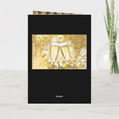 Carte 40e anniversaire Art Déco Gold Black Great Gatsby (Dos)