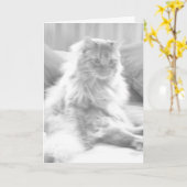Carte 40e anniversaire Cougar (Fleur jaune)