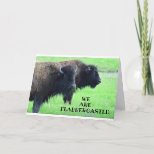 Carte ****40e ANNIVERSAIRE*** DE BUFFALO COMÉDIQUE