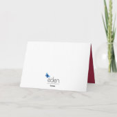 Carte 40e anniversaire de mariage de rubis maintenant pu (Dos)