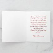 Carte 40e anniversaire du Mariage (Intérieur)