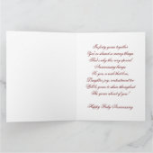 Carte 40e anniversaire du Mariage 8x5x11 (Intérieur)