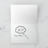 Carte 40e anniversaire Humour coq (Intérieur)