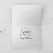 Carte 40e anniversaire Humour de Pélicans (Intérieur)