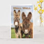 Carte **40e ANNIVERSAIRE** LAISSEZ VOS CHEVEUX DESSOUS E (Fleur jaune)