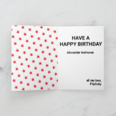 Carte 40e anniversaire 💪 🤣 Mens Funny Bodybuilder Musc (Intérieur)