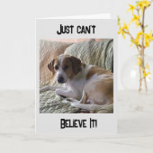 Carte "40e ANNIVERSAIRE ? ? ? NE PEUT JUSTE PAS CROIRE L (Fleur jaune)