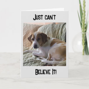 Carte "40e ANNIVERSAIRE ? ? ? NE PEUT JUSTE PAS CROIRE L