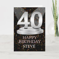 40e anniversaire Points saillants Ajouter une cart