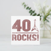 Carte 40e anniversaire Rocks (Debout devant)