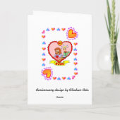 Carte 40e Anniversaire - Rubis (Dos)