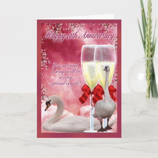 Carte 40e anniversaire - Ruby Anniversaire (Devant)