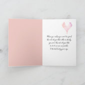 Carte 40e Anniversaire Vêtements sur une ligne de linge (Intérieur)