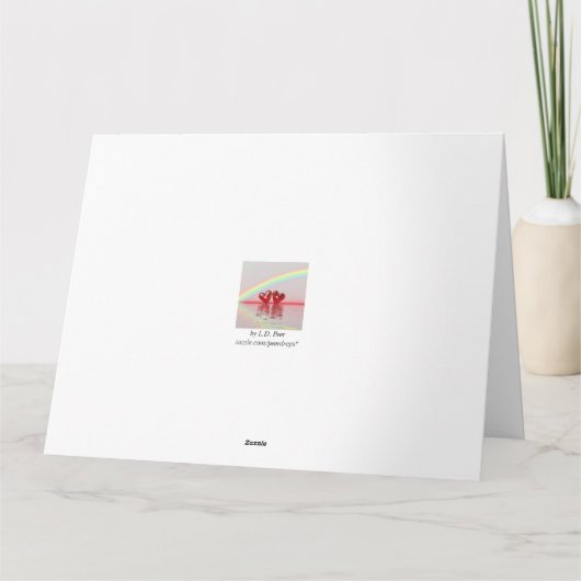 Carte 40e Anniversary Ruby Hearts (Dos)