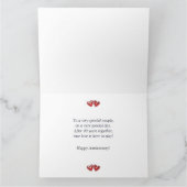 Carte 40e Anniversary Ruby Hearts (Intérieur)