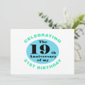 Carte 40e Humour d'anniversaire (Debout devant)