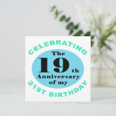 Carte 40e Humour d'anniversaire (Debout devant)