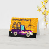 Carte 40e, Pourquoi cette girafe est comme la foudre à l (Fleur jaune)