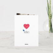 Carte 40ème anniversaire de Mariage Ruby Love si fort (Dos)