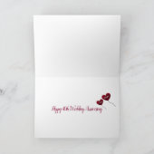 Carte 40ème anniversaire du Mariage de Ruby (Intérieur)