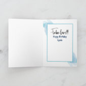 Carte 40ème Fabuleux Cartoon Femme Ethnique Vin Annivers (Intérieur)